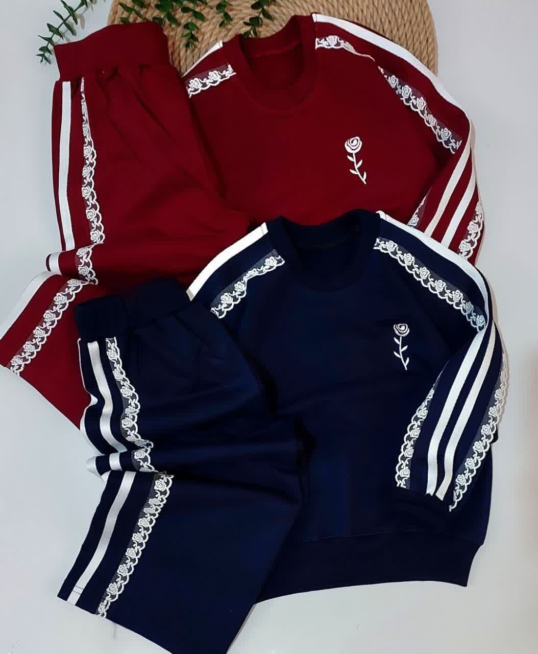 بلوز شلوار گل رز