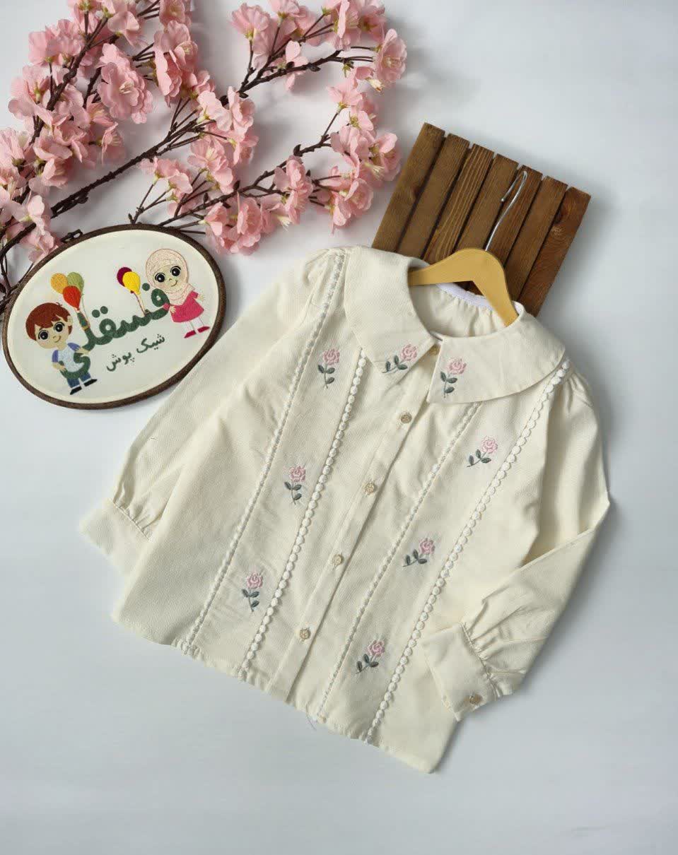 شومیز تک گل رز