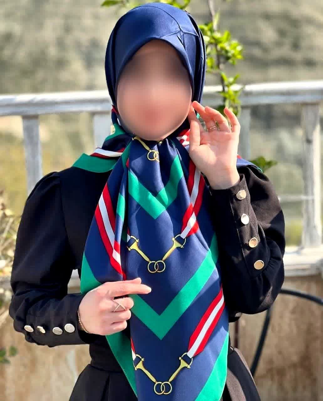 روسری توییل وارداتی زنجیر