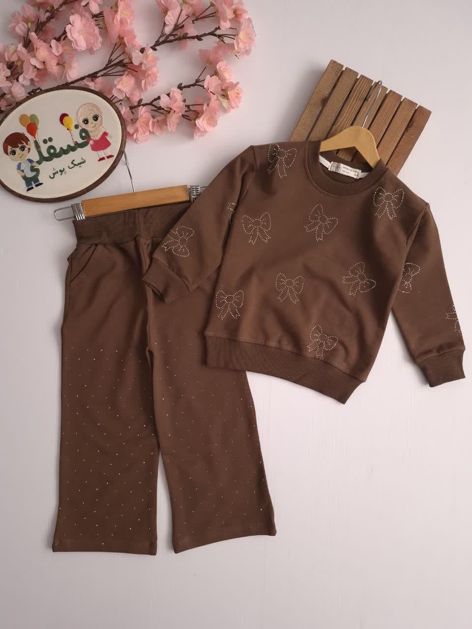 ست پاپیون نگینی